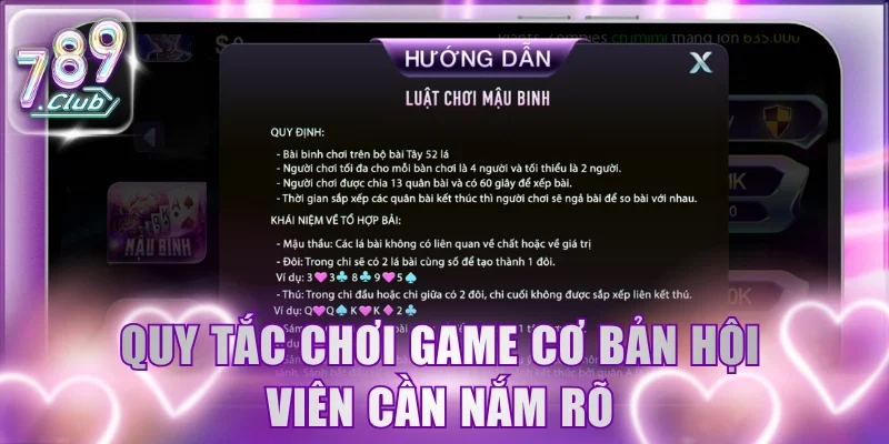 Quy tắc chơi game cơ bản hội viên cần nắm rõ