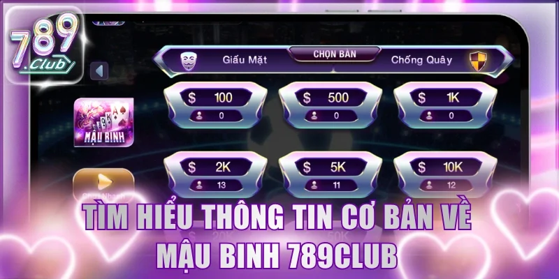 Tìm hiểu thông tin cơ bản về Mậu Binh 789Club